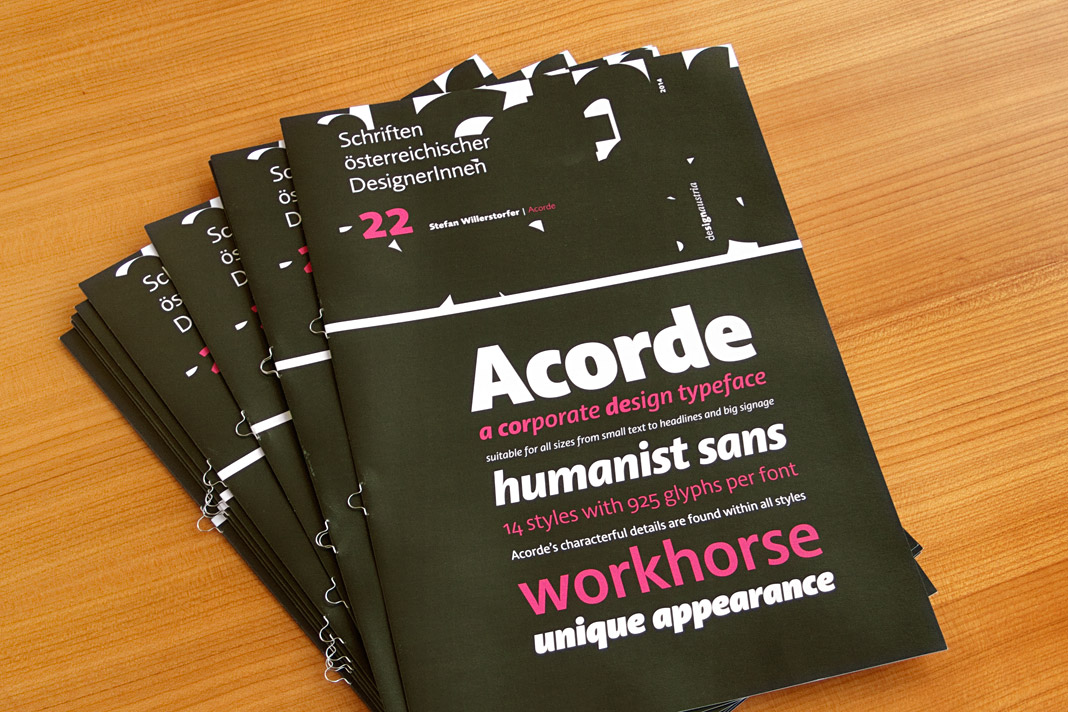 ›Typefaces by Austrian Designers‹ – No. 22: Acorde