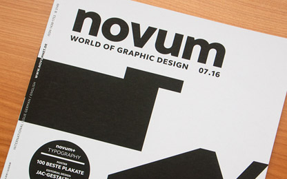 Interview in German design magazine <i>Novum</i>