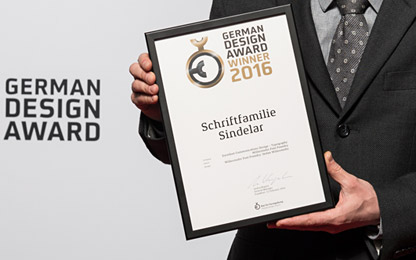 Sindelar succeeds at the <i>German Design Award 2016</i>