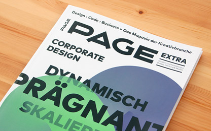 Sindelar is featured in German design magazine <i>Page</i>