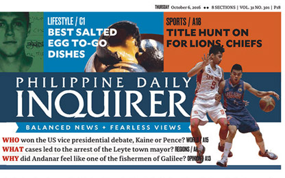 The <i>Philippine Daily Inquirer’s </i>new text face: Sindelar